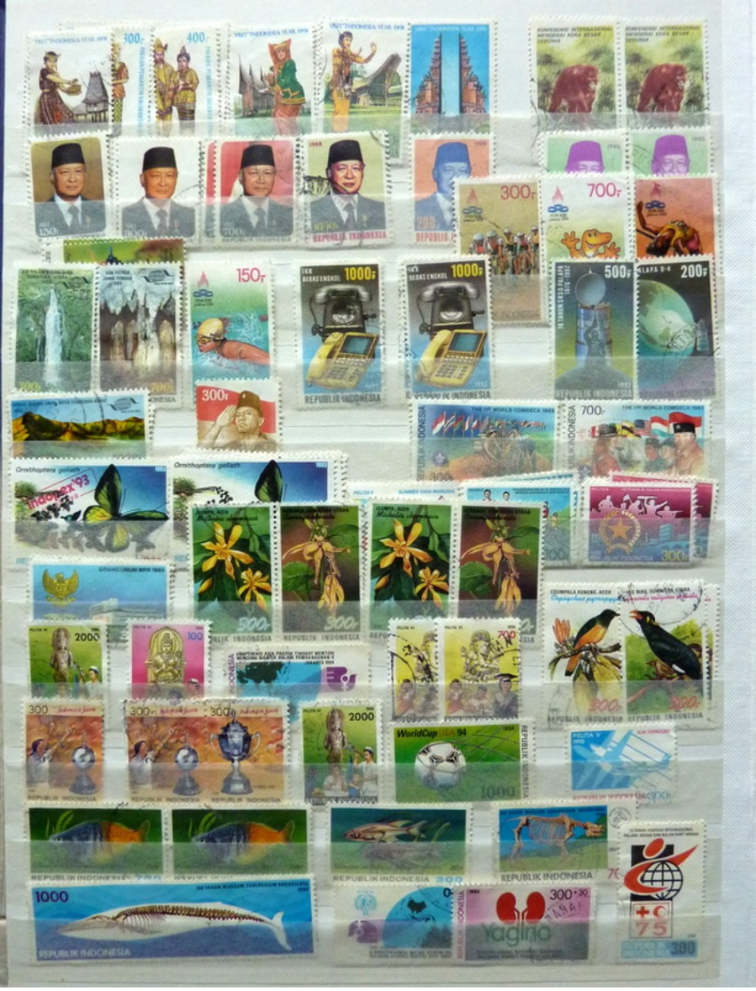 Indonesia/Indonesië collection in Davo binder+ 4 stockbooks