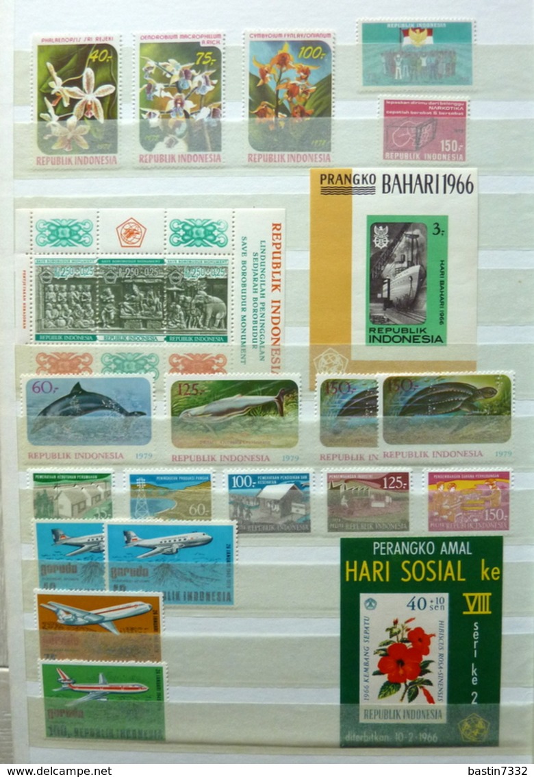 Indonesia/Indonesië collection in Lindner stockbook (with modern issues)