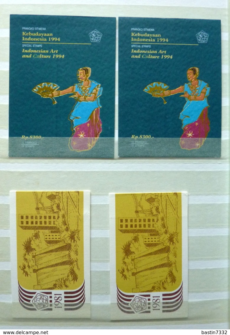 Indonesia/Indonesië collection in Lindner stockbook (with modern issues)