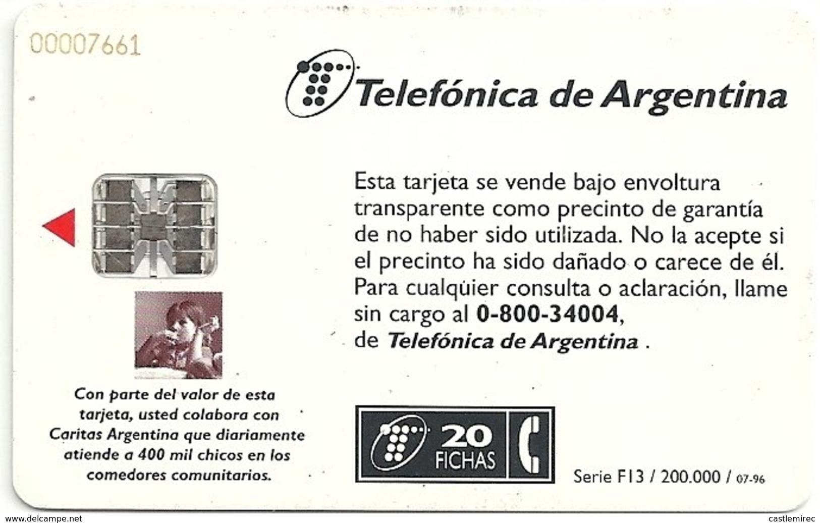 Argentina_Charity_Colaboremos Con Ellos Y Tendrán_1996_AR-TLF-F013 - Argentina