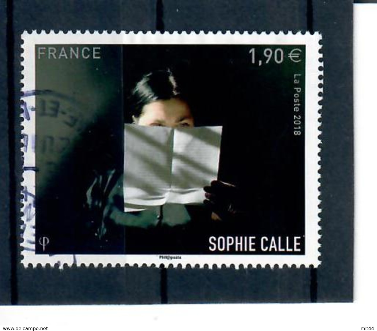 France 2018 Sophie Calle - Oblitérés