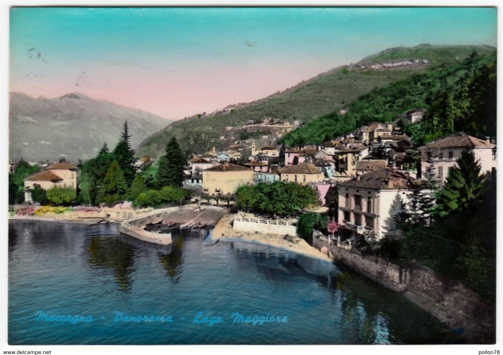 MACCAGNO - PANORAMA - LAGO MAGGIORE - LUINO - VARESE - 1960 - Luino