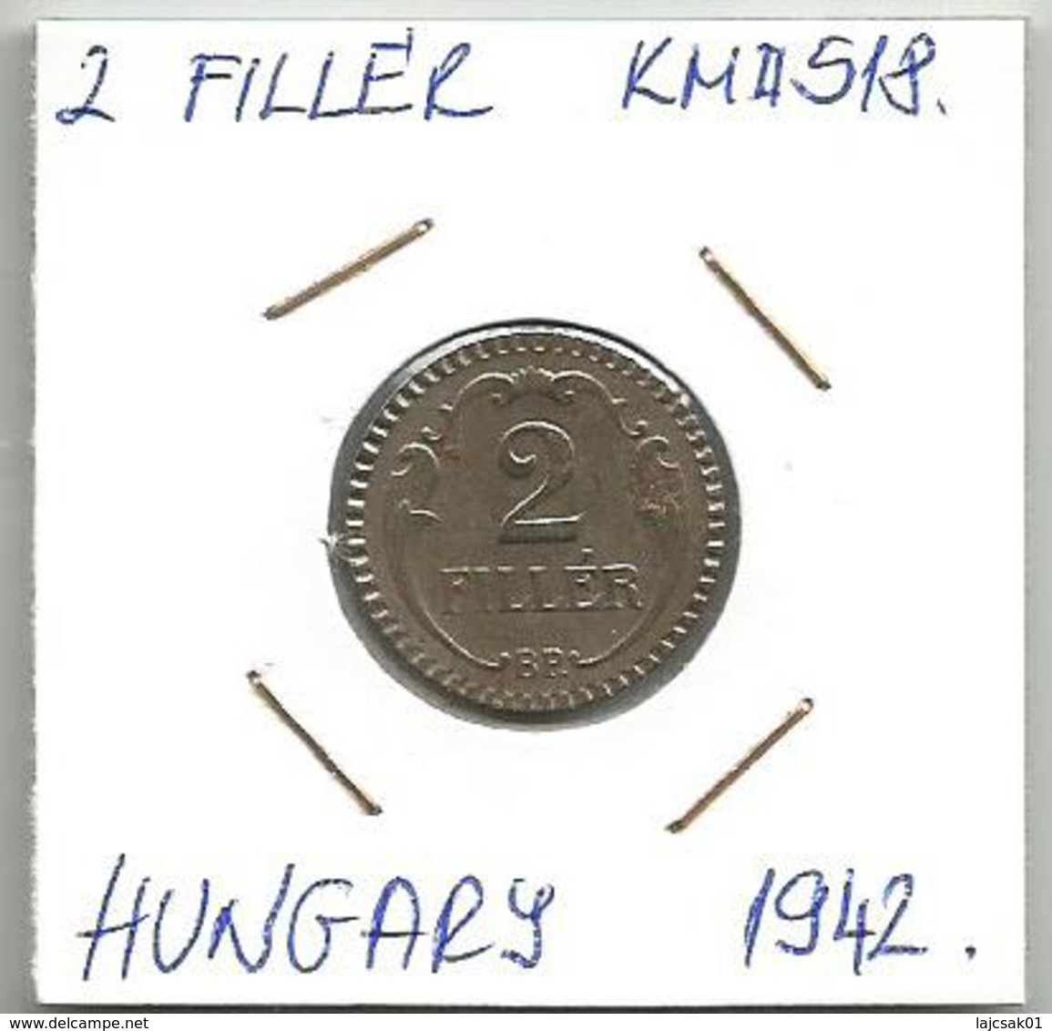 C3 Hungary 2 Filler 1942. KM#518 - Ungarn