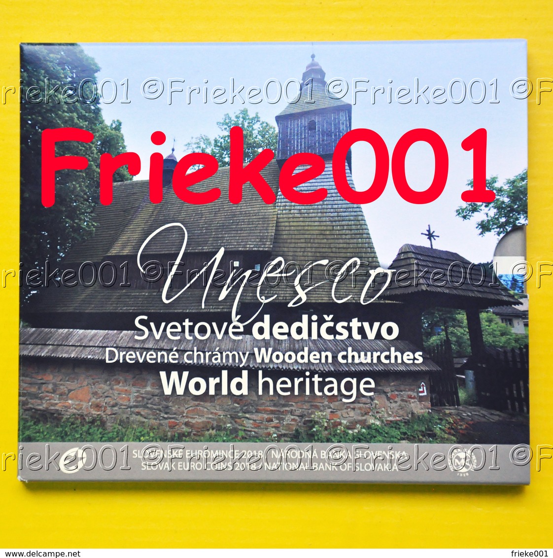 Slovakije - Slovaquie - Officiële Set 2018 BU.(Unesco) - Eslovaquia