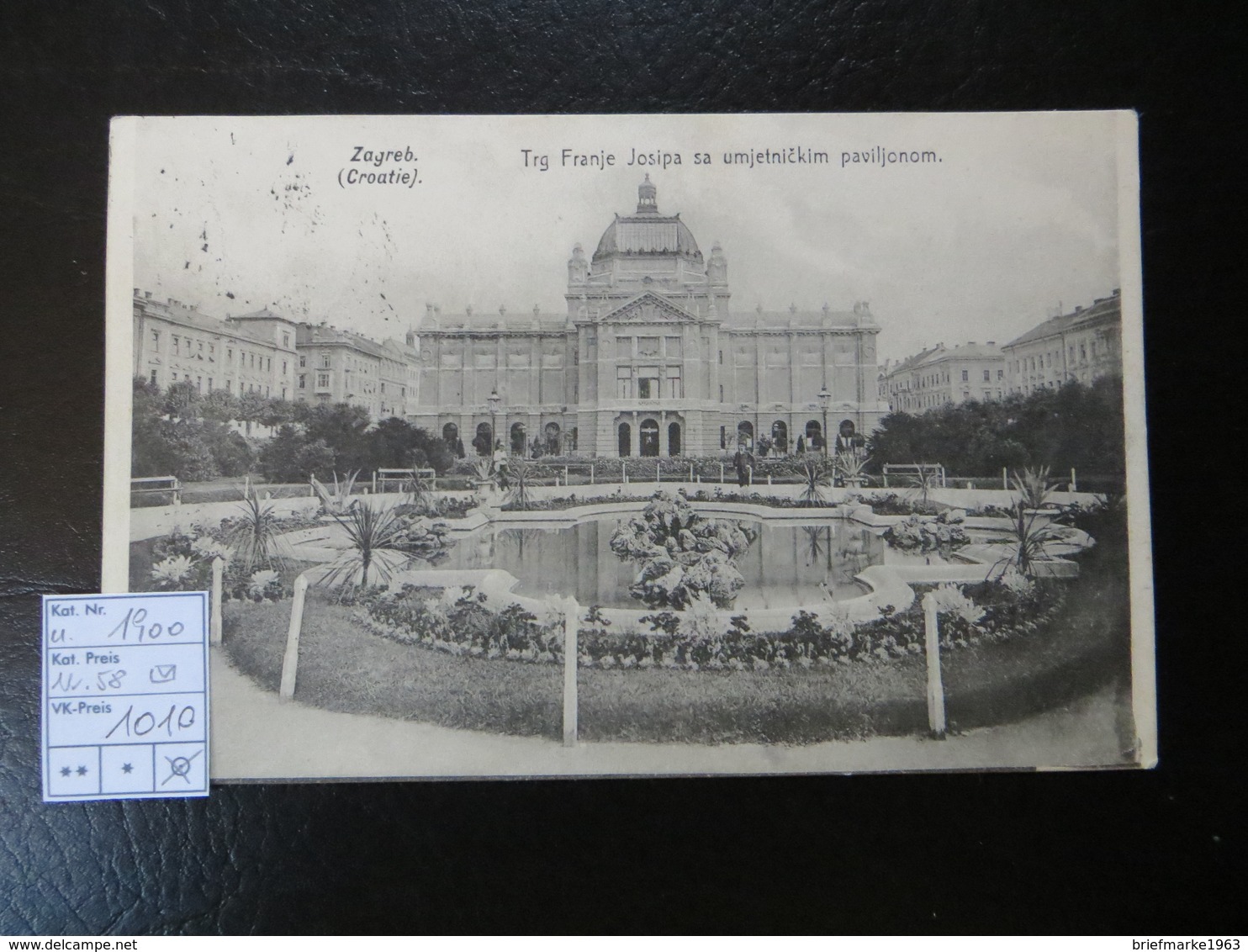 1900  " Zagreb "   Karte Nach Wien, Mit Nr. 58   LOt 1010 - Briefe U. Dokumente