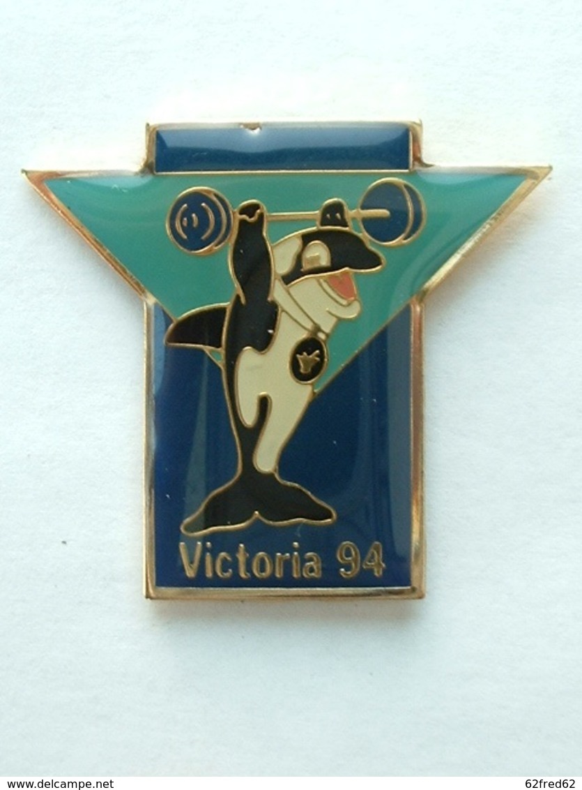 PIN'S HALTEROPHILIE - Commonwealth Games VICTORIA 94 - Haltérophilie