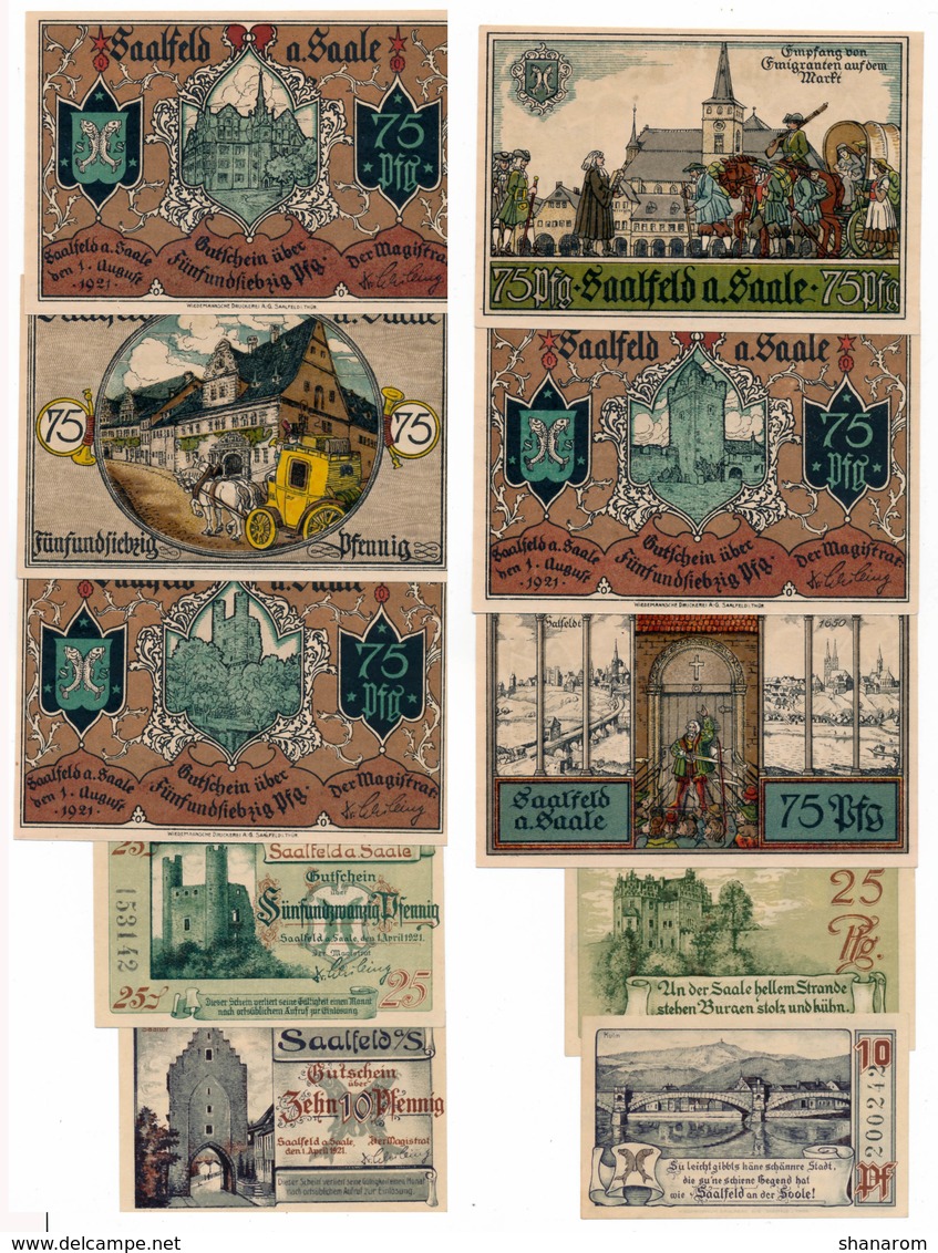 Allemagne // NOTGELD // Collection // LOT de 500 billets