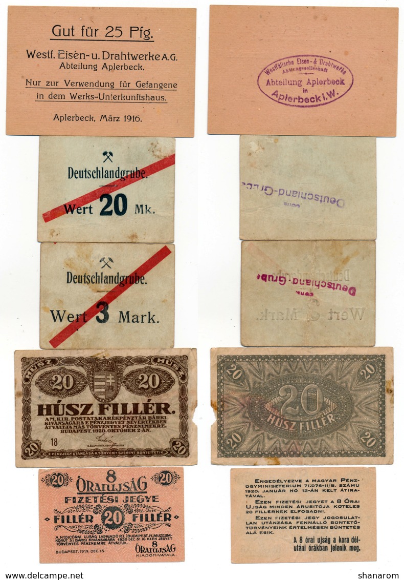 Allemagne // NOTGELD // Collection // LOT de 500 billets