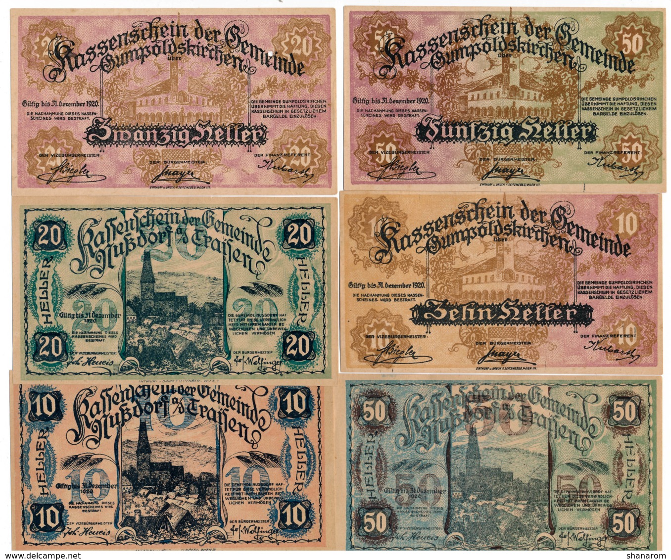 Allemagne // NOTGELD // Collection // LOT de 500 billets