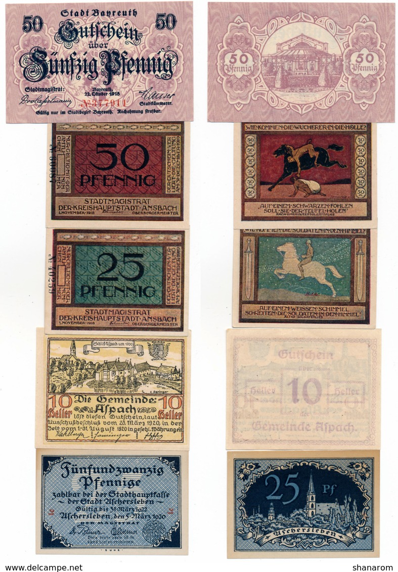 Allemagne // NOTGELD // Collection // LOT de 500 billets