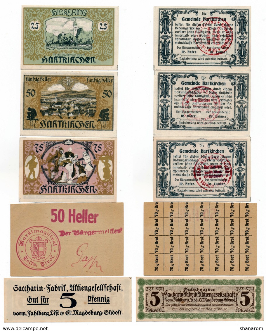 Allemagne // NOTGELD // Collection // LOT de 500 billets