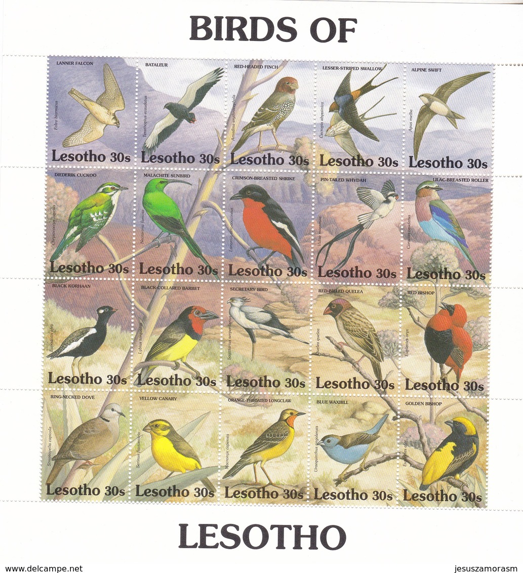 Lesotho Nº 993 Al 1012 - Lesotho (1966-...)