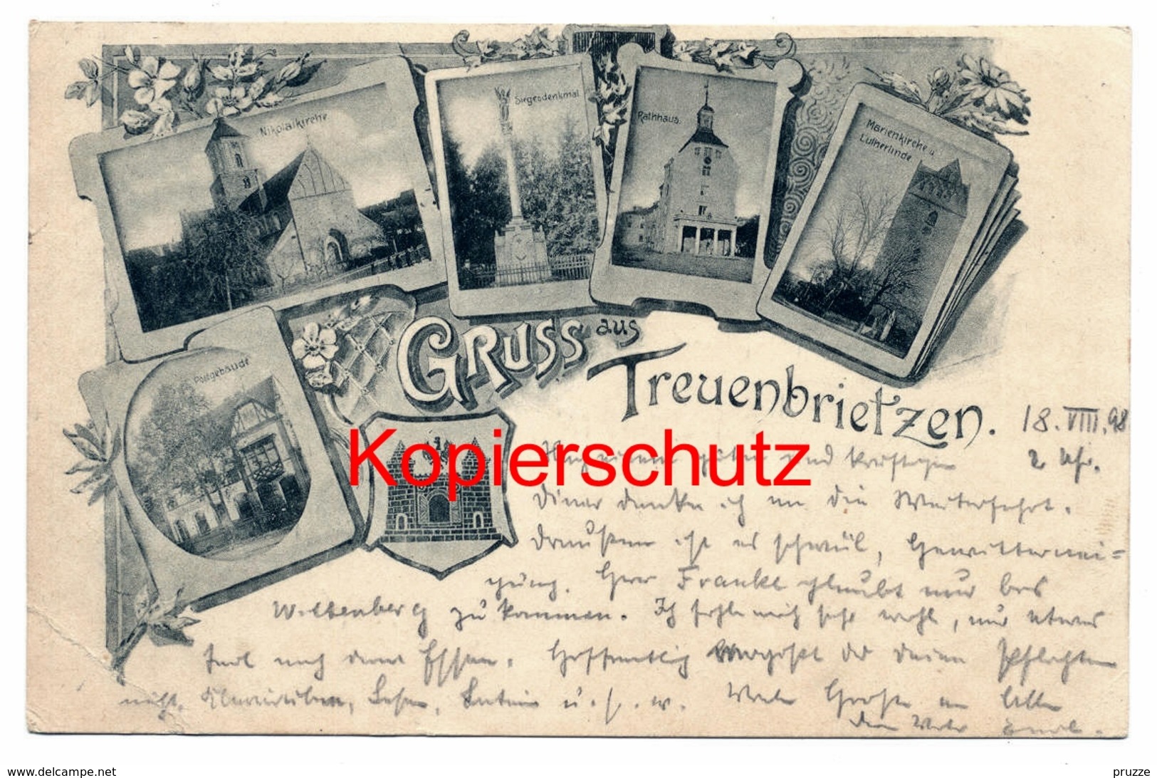 Treuenbrietzen 1898 - Nach Gross Lichterfelde - Treuenbrietzen
