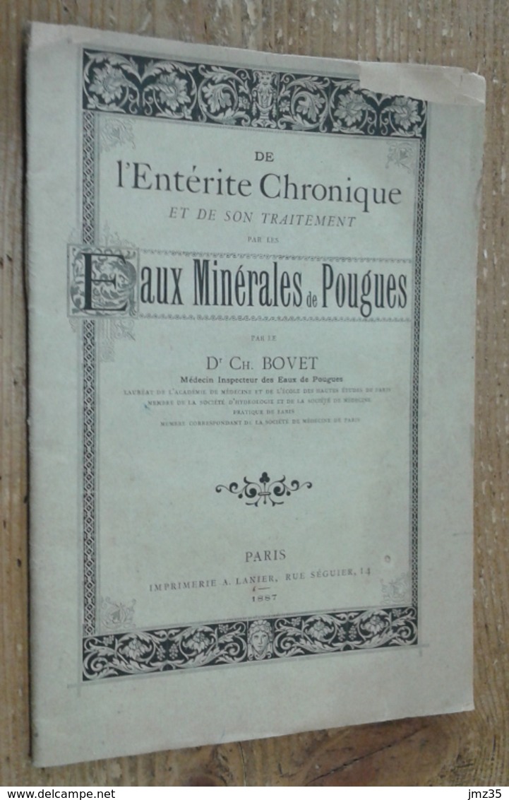 De L'Entérite Chronique Et De Son Traitement Par Les Eaux Minérales De Pougues - Sciences