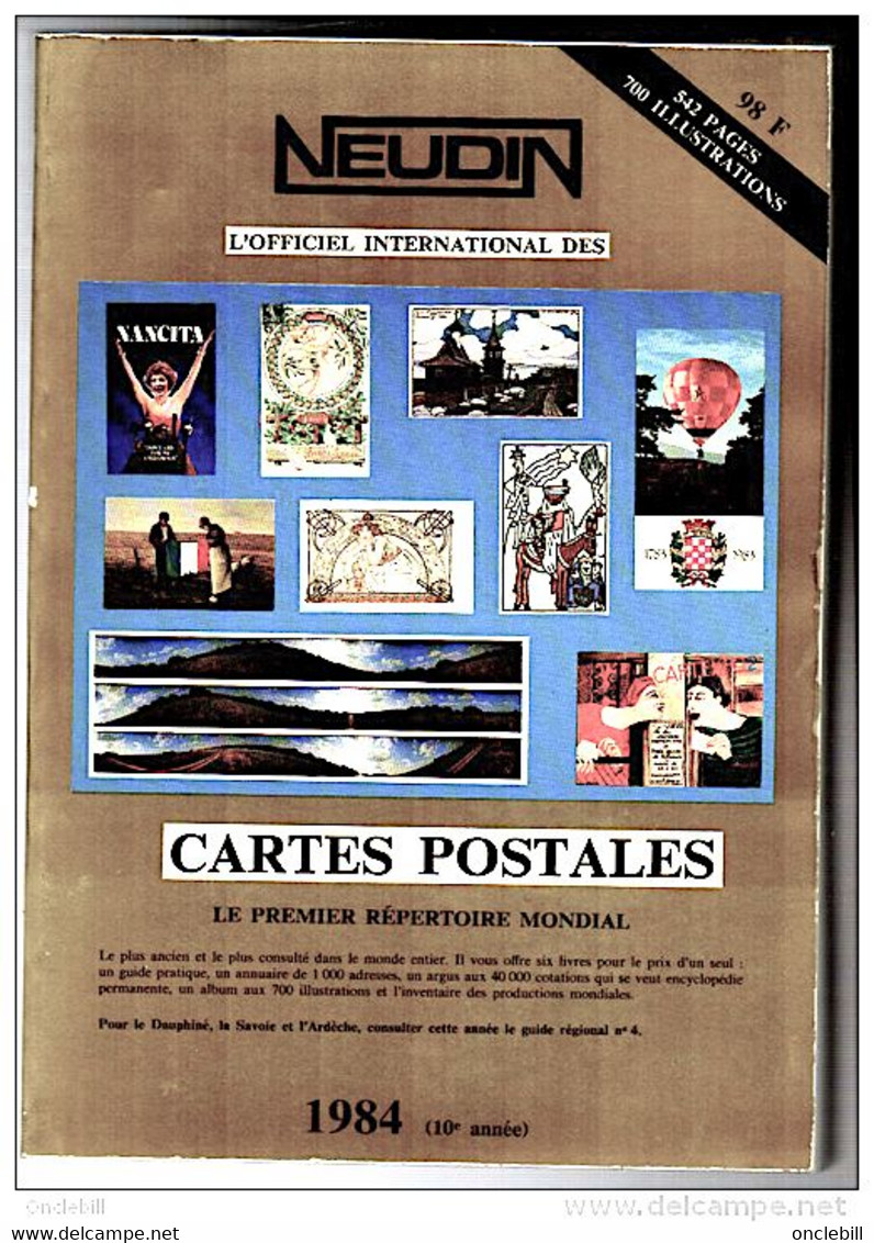 Neudin Catalogue 1984  Peu Lu état Superbe - Livres & Catalogues