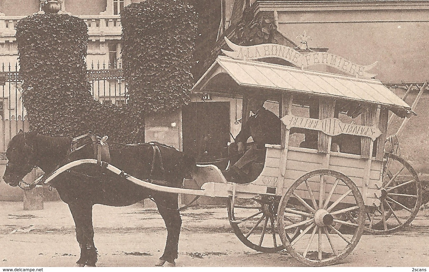 Dépt 94 - SAINT-MAUR-DES-FOSSÉS - Château De La Varenne, Rue St-Hilaire - SUPERBE ATTELAGE "Beurre - Oeufs - Fromages" - Saint Maur Des Fosses