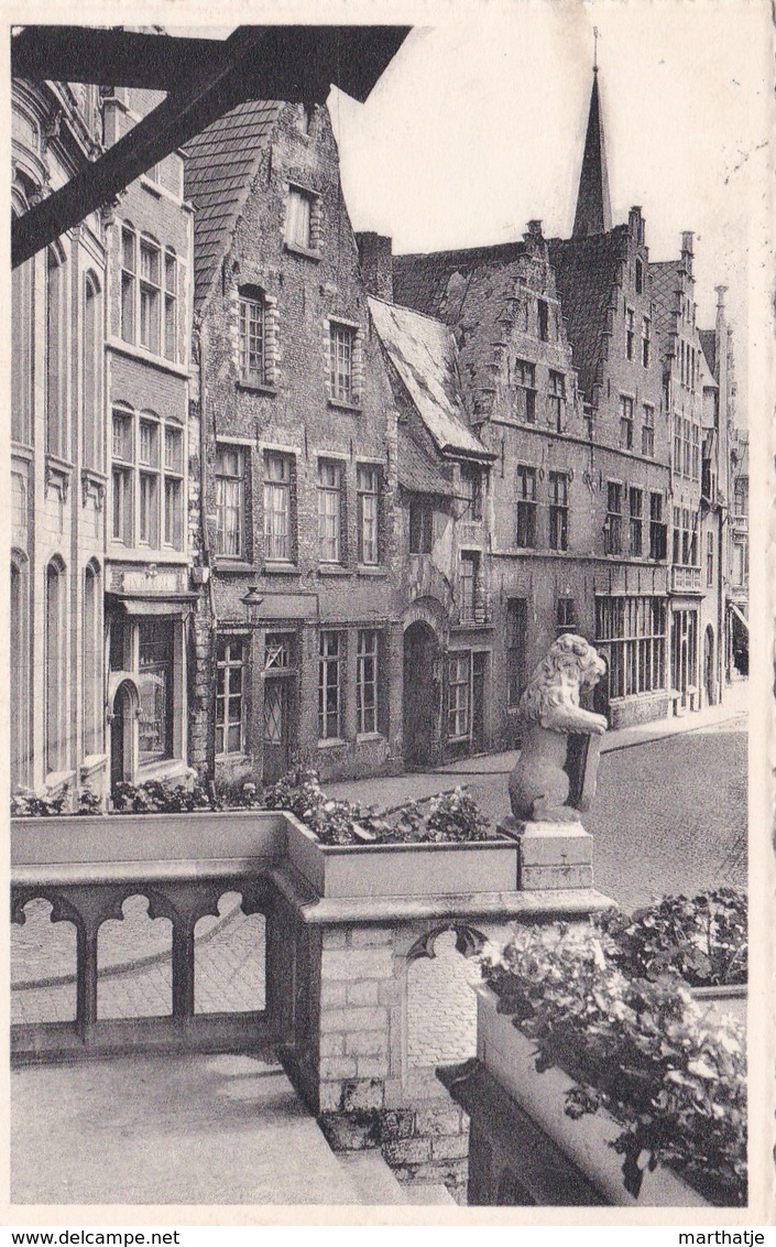 Lier - Oude Huizen Achter Het Stadhuis - Lierre-Vieilles Maisons Derrière L'Hôtel De Ville - Lier