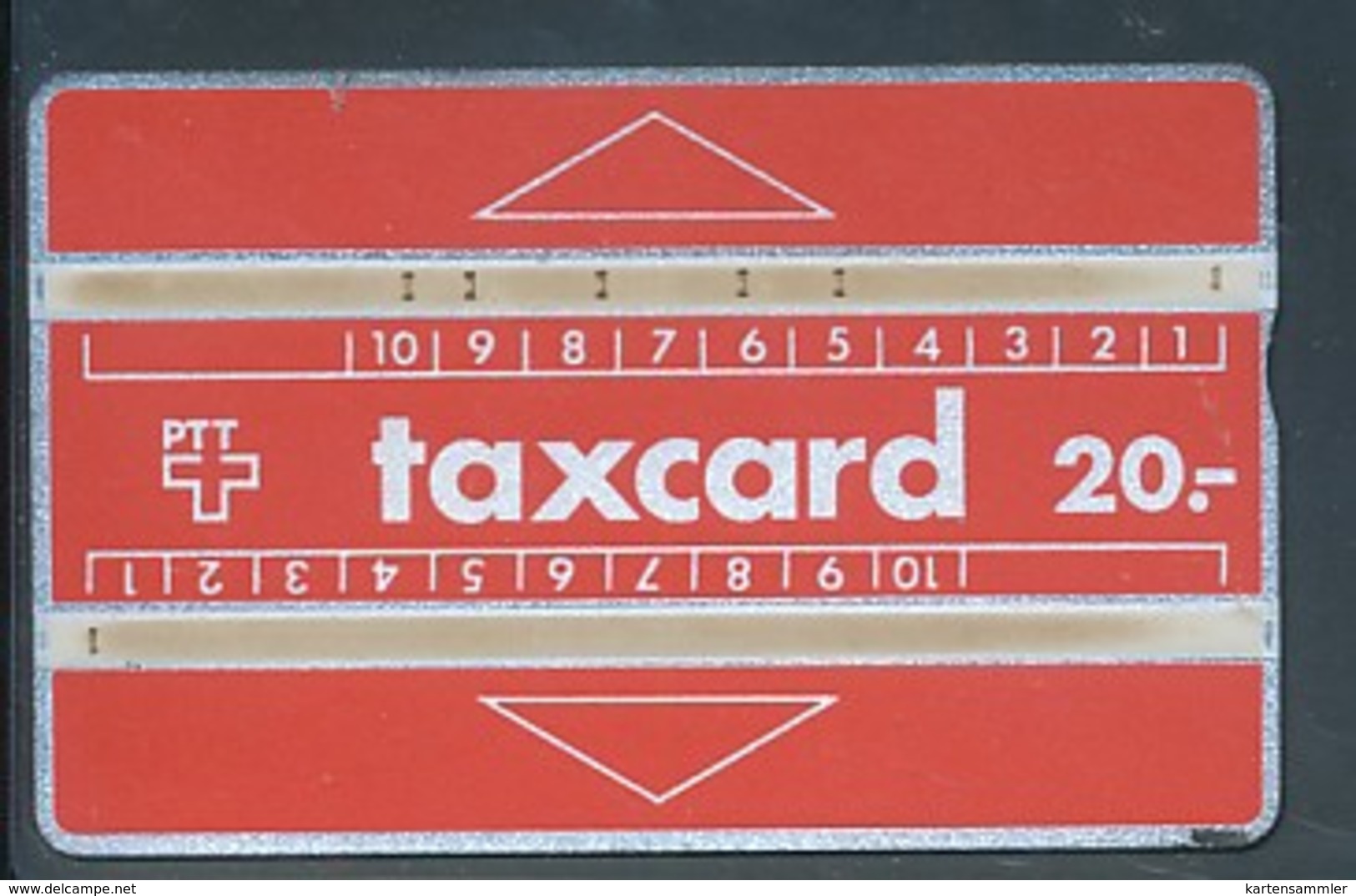 SCHWEIZ  Schalterkarte P 6 B  Taxcard 20 Fr. - Nr. 902F - Siehe Scan -10688 - Schweiz