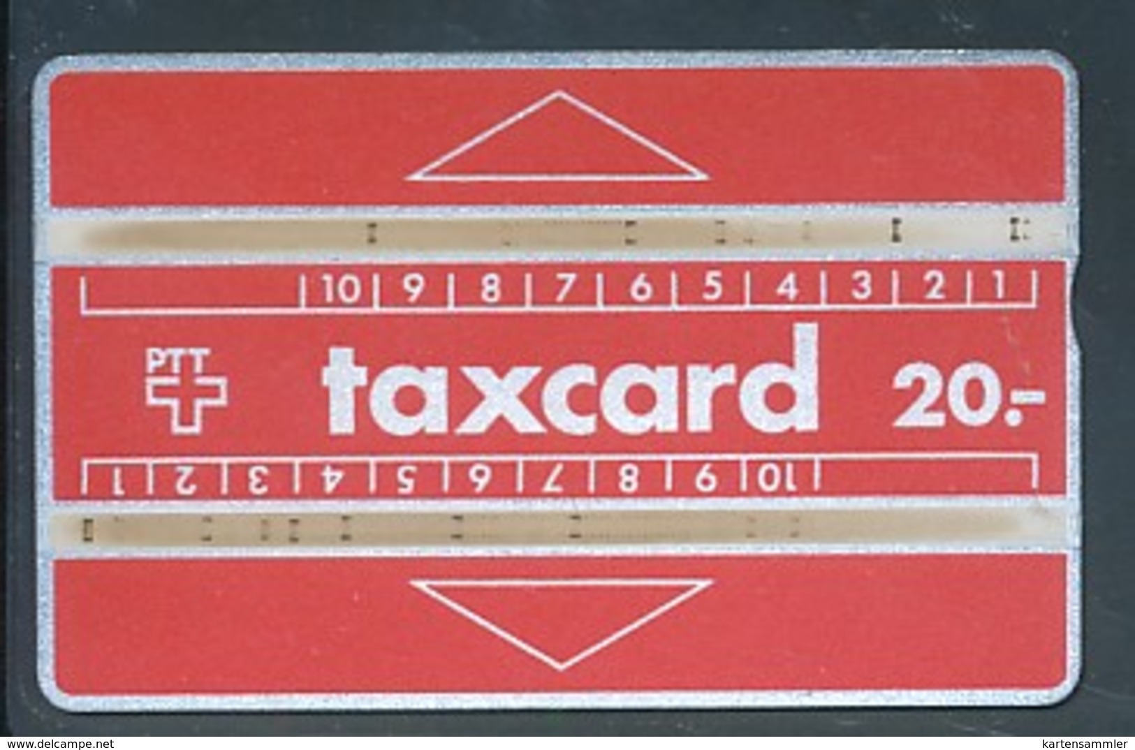 SCHWEIZ  Schalterkarte P 6 B  Taxcard 20 Fr. - Nr. 909A - Siehe Scan -10690 - Switzerland