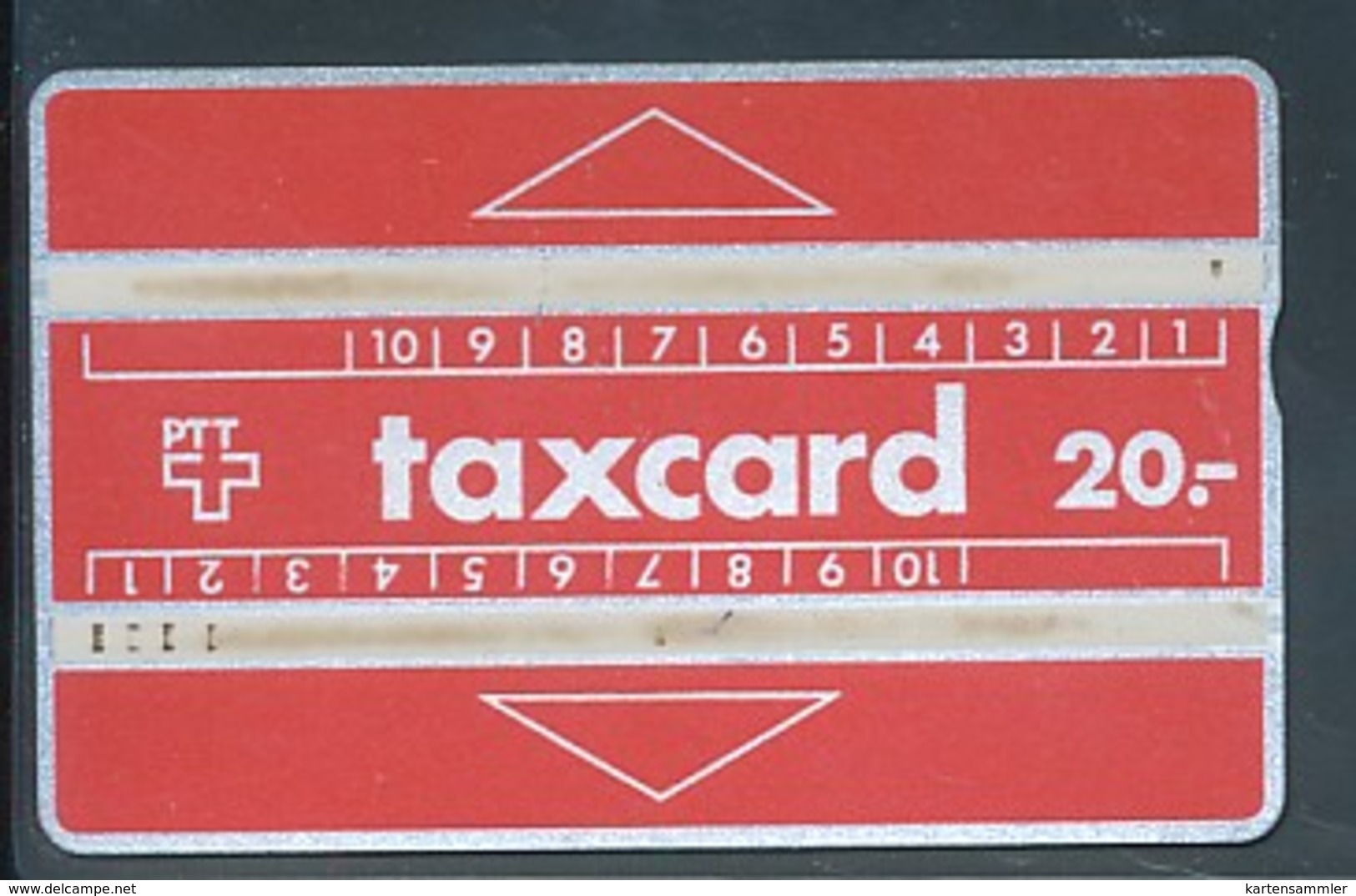 SCHWEIZ  Schalterkarte P 6 B  Taxcard 20 Fr. - Nr. 909A - Siehe Scan -10691 - Schweiz