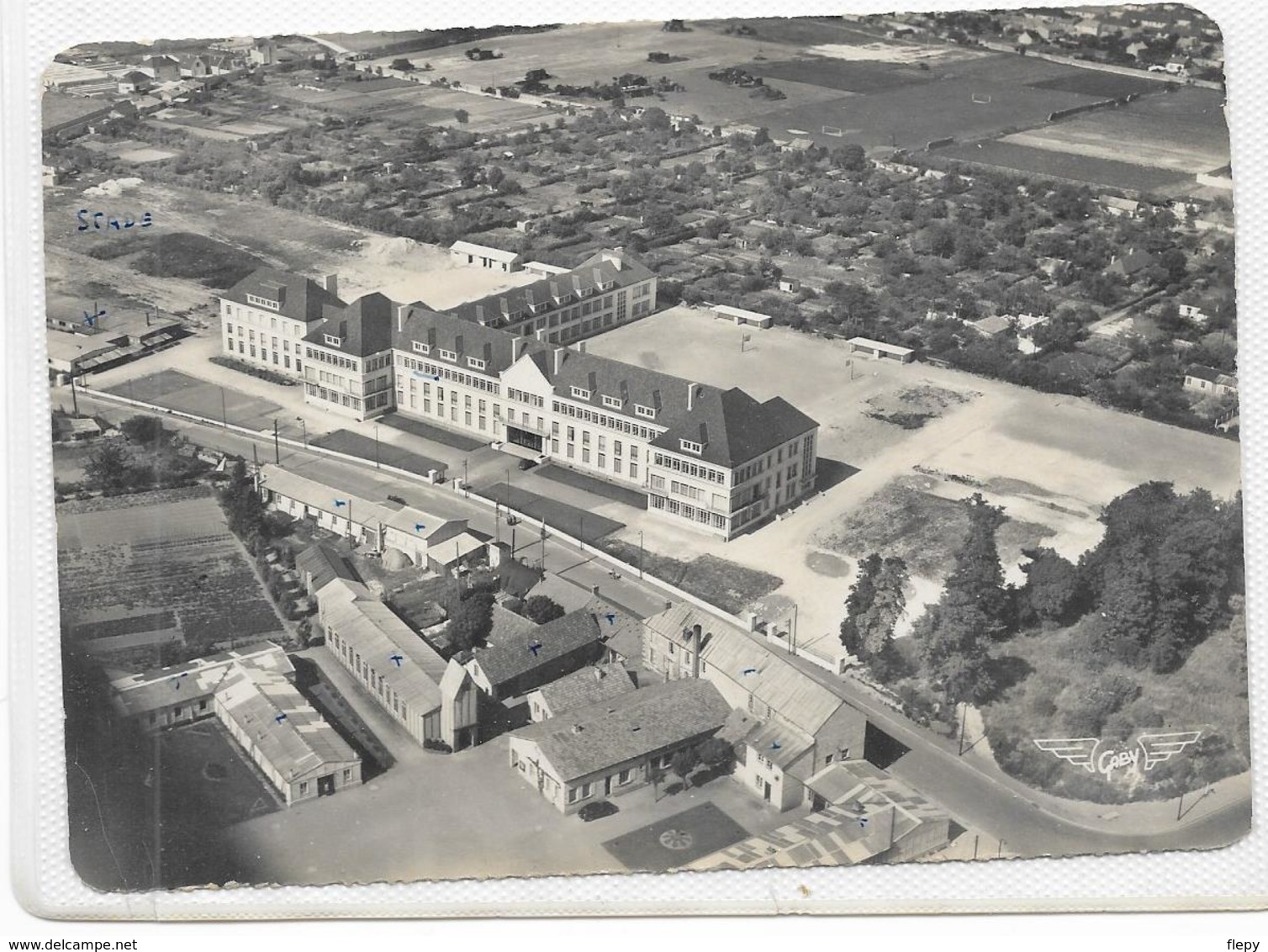 CPM CAEN  Vue Aérienne Institution Saint Marie - Caen