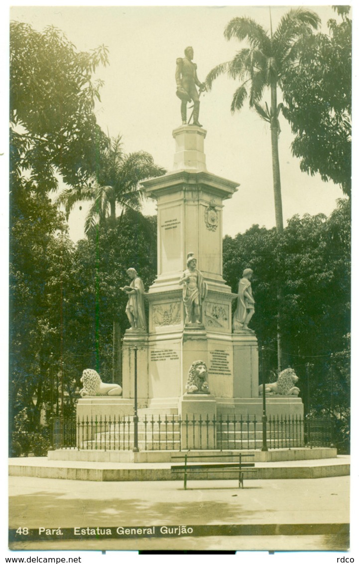 BRASIL Pará, Estatua General Gurjão; Brazil - Belém