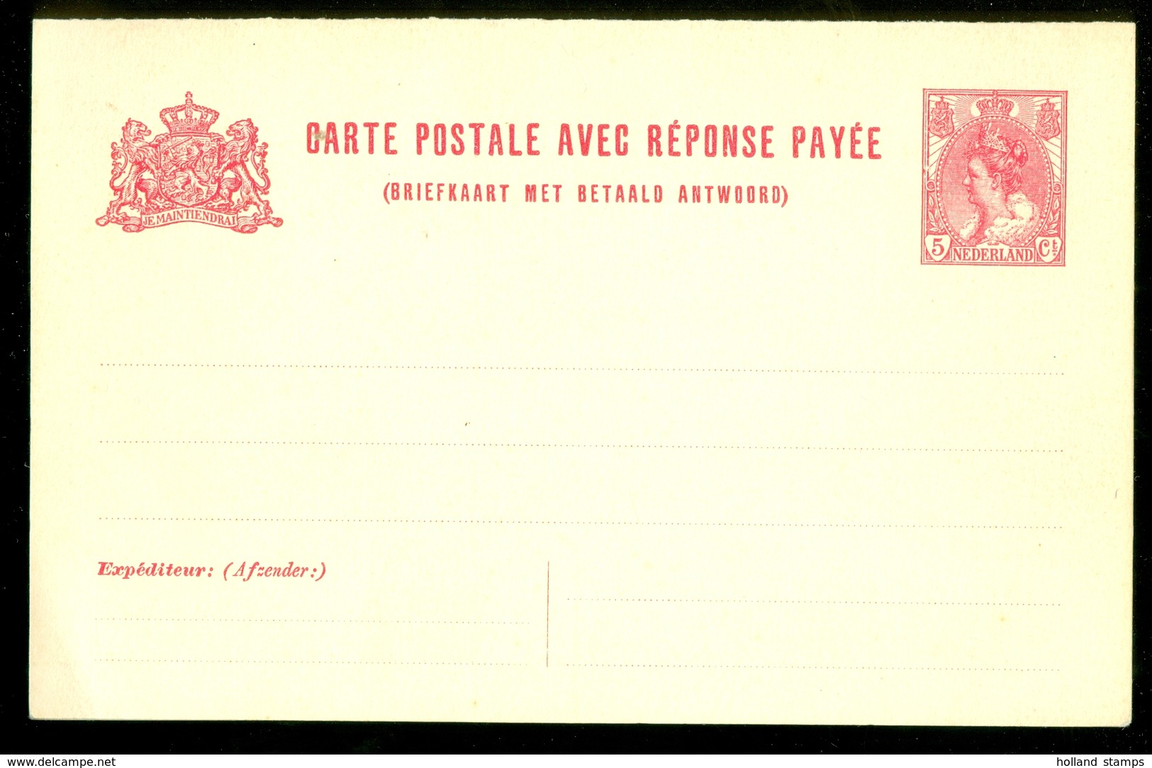 2x BRIEFKAART 1899 VOORDRUK 5 Ct Nvph Nr 60 Ongebruikt Met Antwoord  (11.456b) - Postal Stationery