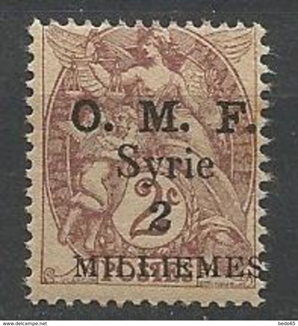 SYRIE  N° 26  NEUF** Luxe SANS CHARNIERE / MNH - Nuovi