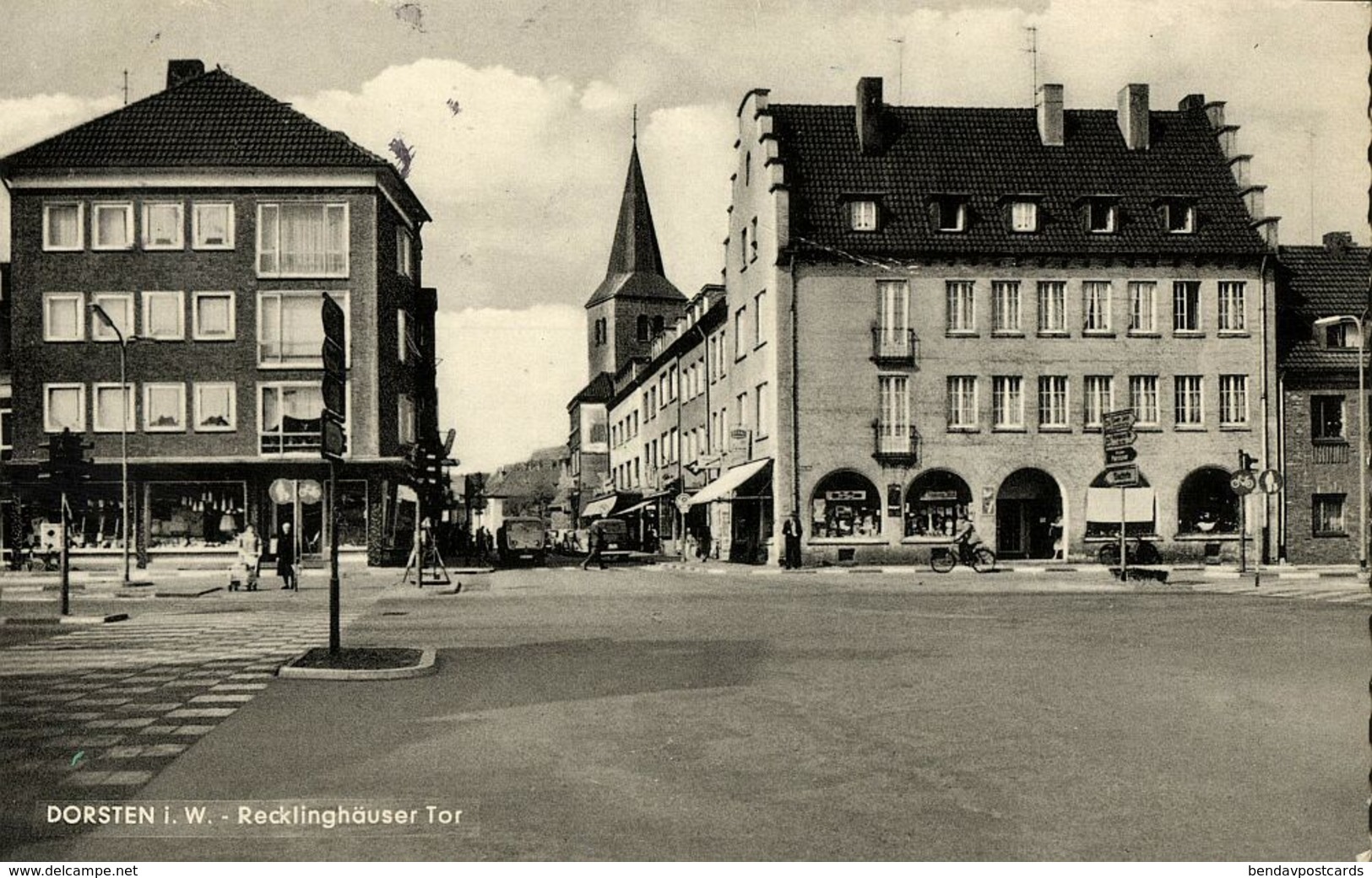 DORSTEN I. W., Recklinghäuser Tor (1962) AK - Dorsten