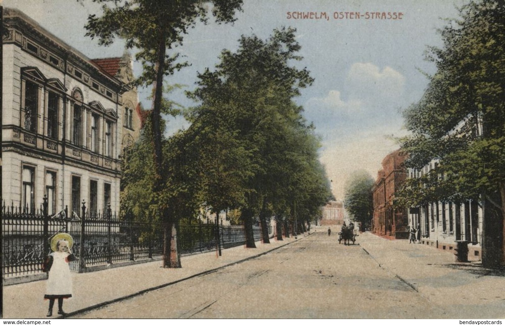 SCHWELM, Osten-Strasse (1910s) AK - Schwelm