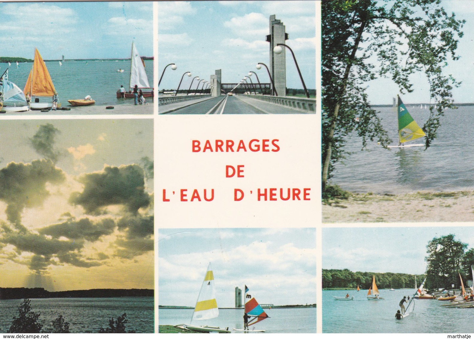 Barrages De L'Eau D'Heure - 86.000.000 M3 D'eau - Canotage-ski Nautique-voile-Pédalo-natation-promenades - Cerfontaine