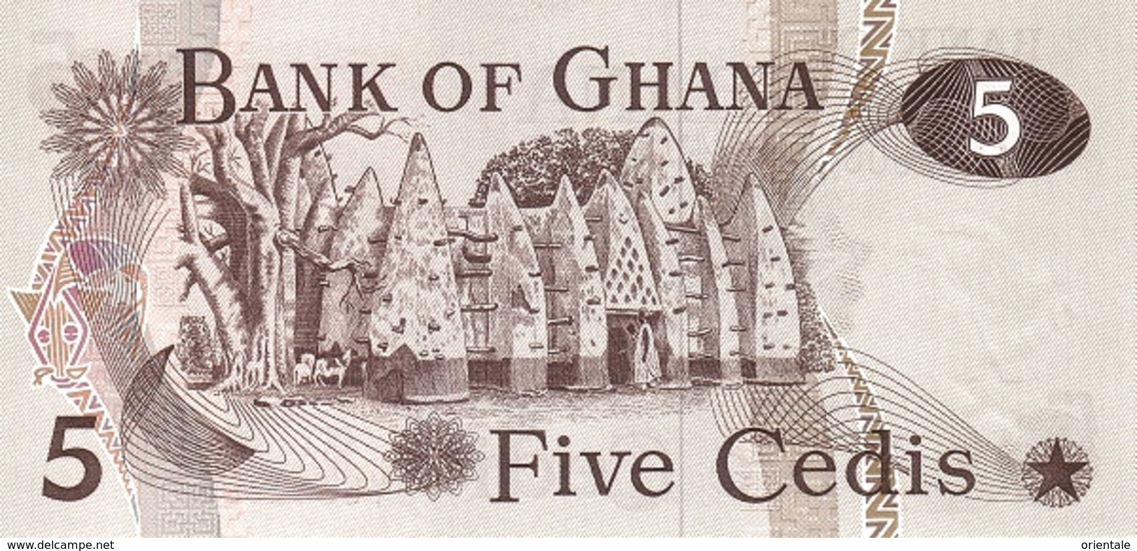 GHANA P. 15b 5 C 1977 UNC - Ghana