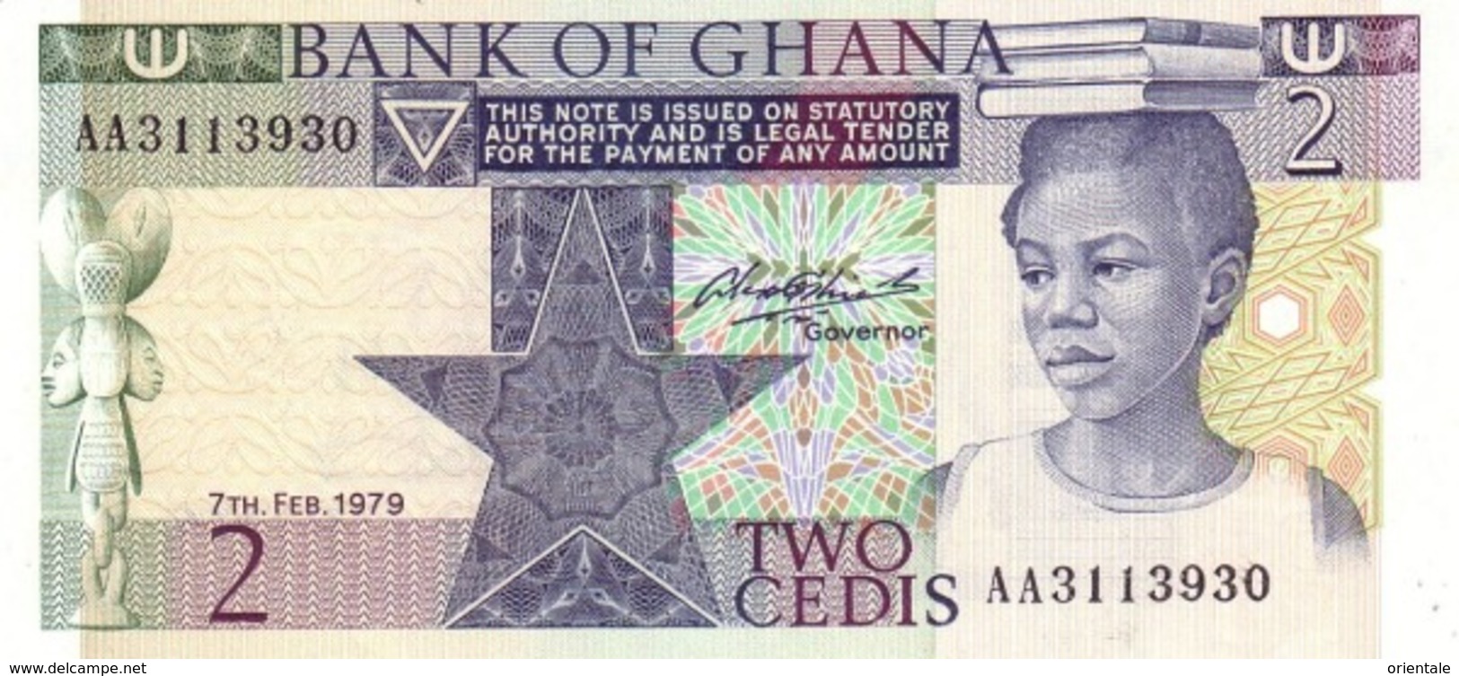 GHANA P. 18a 2 C 1979 UNC - Ghana