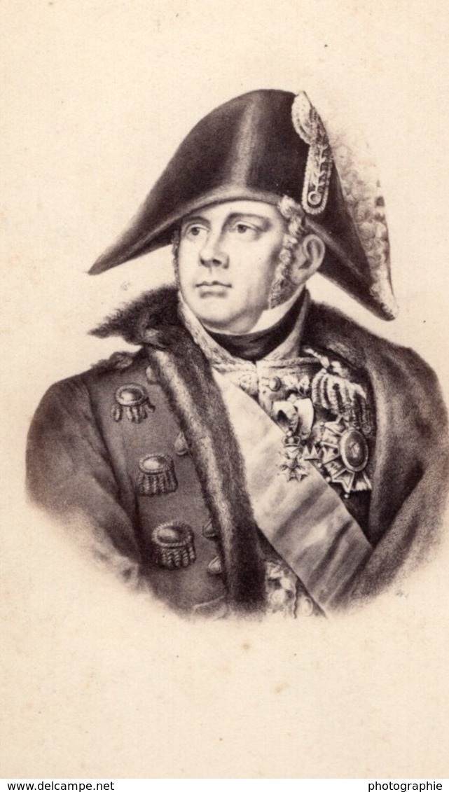 Michel Ney Duc D’Elchingen Prince De La Moskowa Marechal D'Empire Ancienne Photo CDV 1870 - Anciennes (Av. 1900)