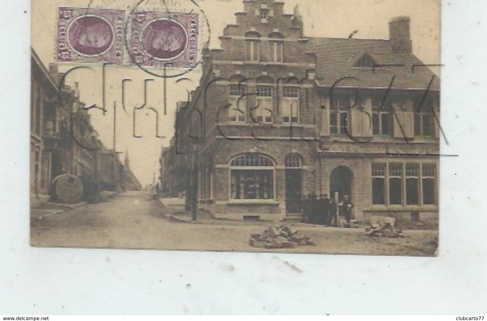 Nieuport (Belgique, Flandre Occidentale) : La Rue Des Récollets Prise Au Niveau D'un Magasin En 1923 (animé)  PF. - Nieuwpoort