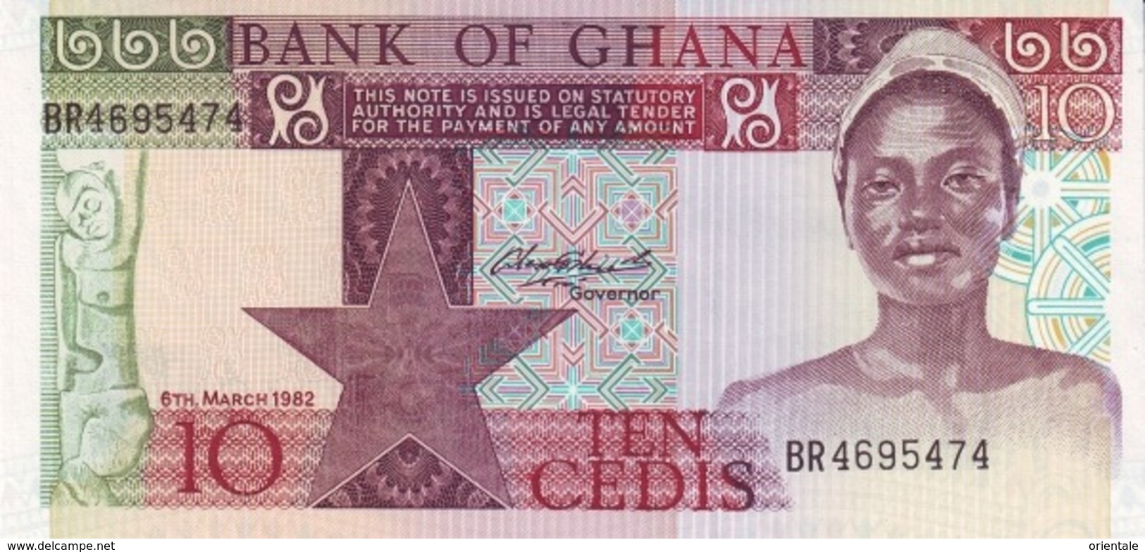 GHANA P. 20c 10 C 1982 UNC - Ghana