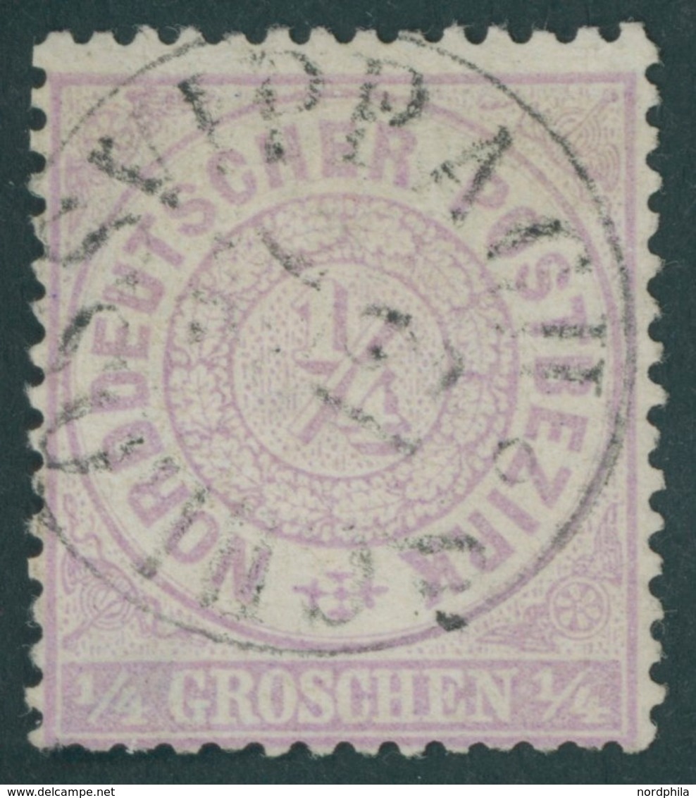 THURN Und TAXIS NDP 13a O, SCHLOSSVIPACH, K1 Zentrisch Auf 1/4 Gr. Hellrotviolett, Feinst (helle Stelle) - Gebraucht