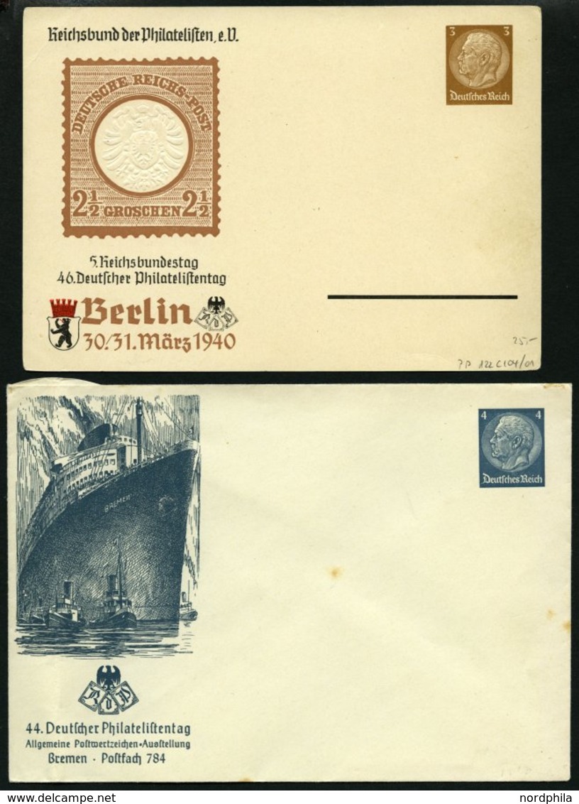 GANZSACHEN PP BRIEF, Privatpost: 1923-45, Fast Nur Ungebrauchte Privatpost-Ganzsachen, Dabei PP 150 * (6x) Und PP 156C5/ - Sonstige & Ohne Zuordnung