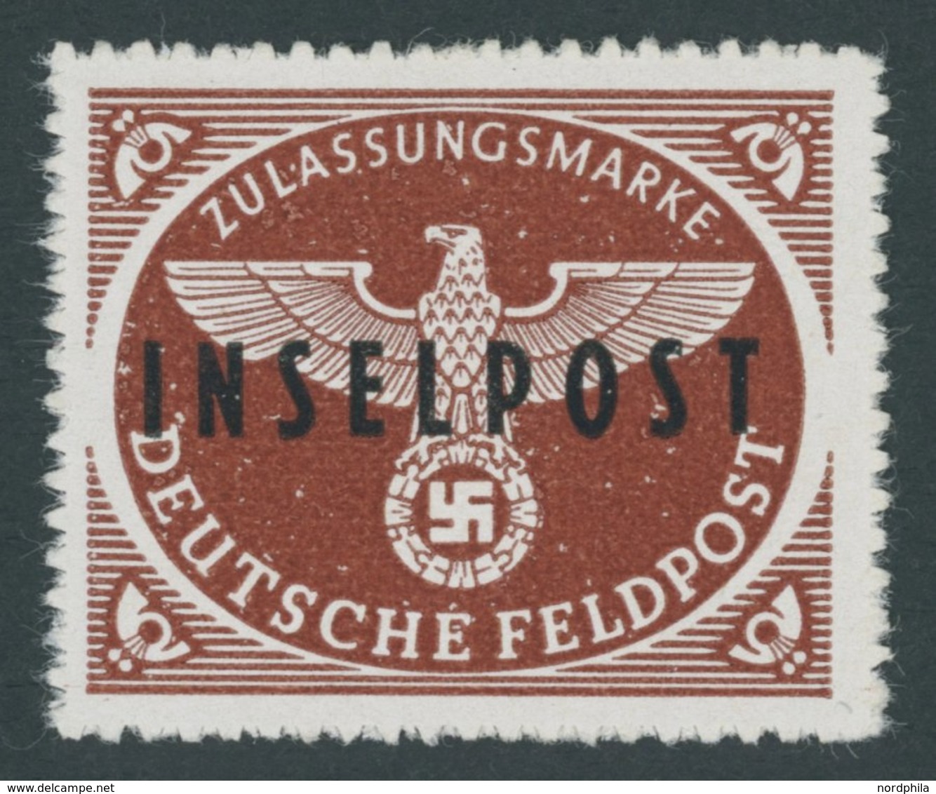 FELDPOSTMARKEN 9 **, 1944, Insel Rhodos Lebhaftbraunrot, Postfrisch, Pracht, Gepr. Mogler Und Pickenpack, Mi. 550.- - Occupazione 1938 – 45