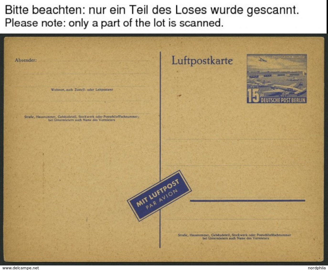 GANZSACHEN Aus P 1d-113 BRIEF, 1949-74, 55 Verschiedene Ungebrauchte Ganzsachenkarten, Fast Nur Prachterhaltung - Sonstige & Ohne Zuordnung