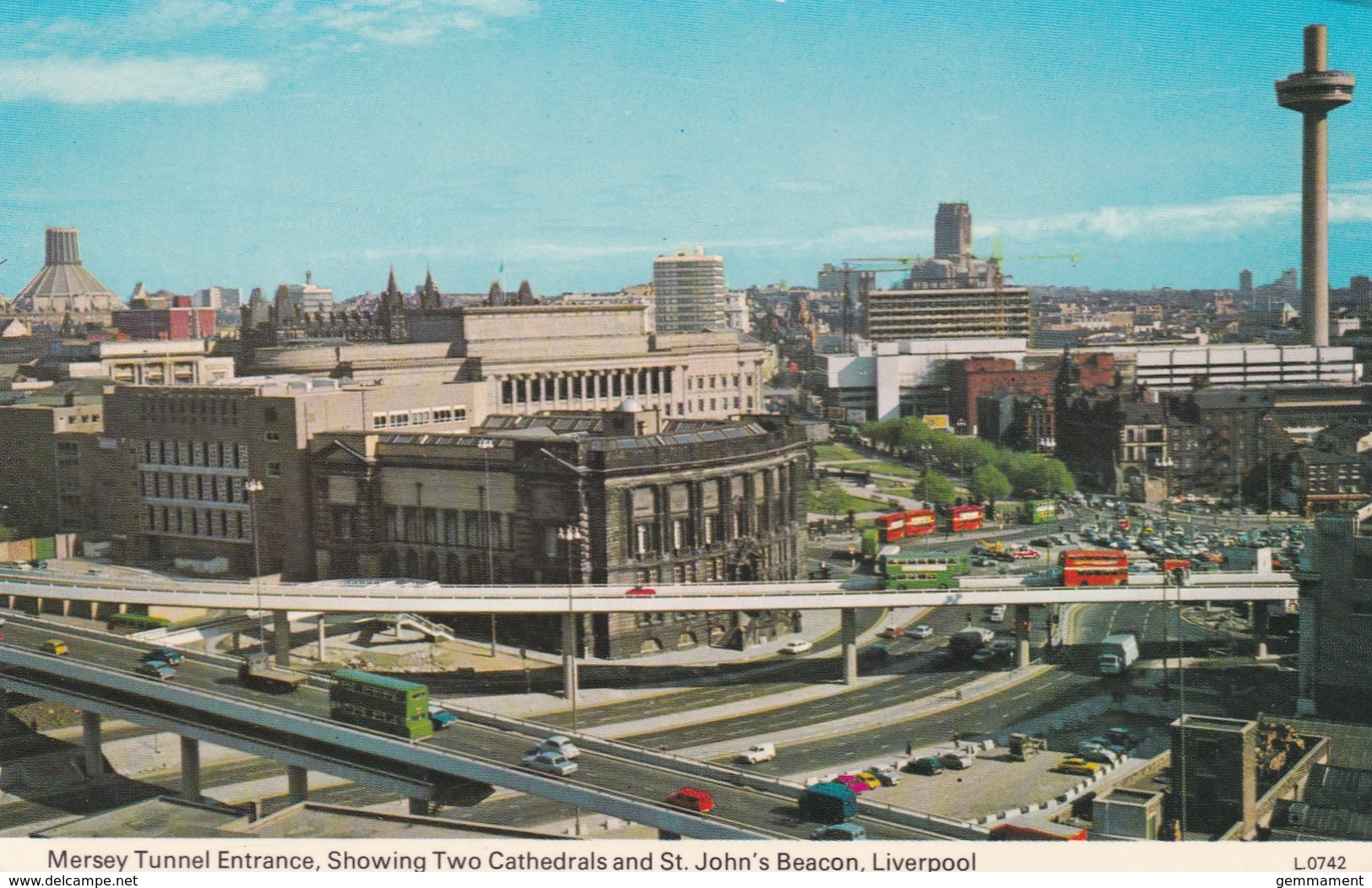 LIVERPOOL -MERSEY TUNNEL ENTRANCE - Liverpool