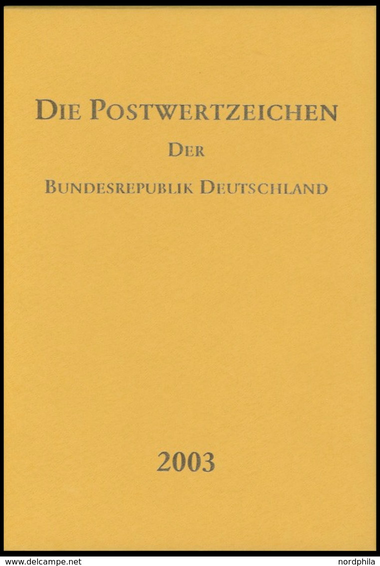 JAHRESZUSAMMENSTELLUNGEN J 31 **, 2003, Jahreszusammenstellung, Postfrisch, Pracht, Postpreis EURO 75.- - Sammlungen