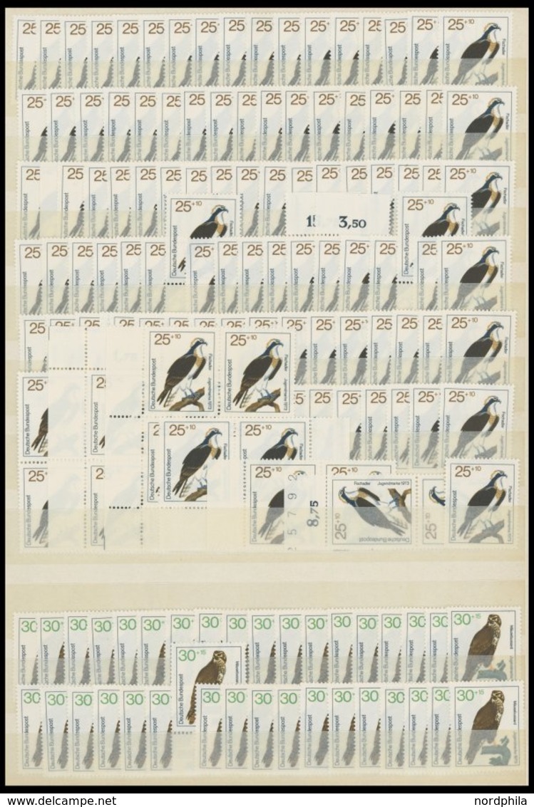 ENGROS 754-57 **, 1973, Vögel, 120 Postfrische Sätze, Fast Nur Pracht, Mi. 960.- - Other & Unclassified
