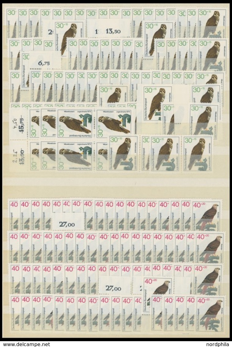 ENGROS 754-57 **, 1973, Vögel, 120 Postfrische Sätze, Fast Nur Pracht, Mi. 960.- - Other & Unclassified