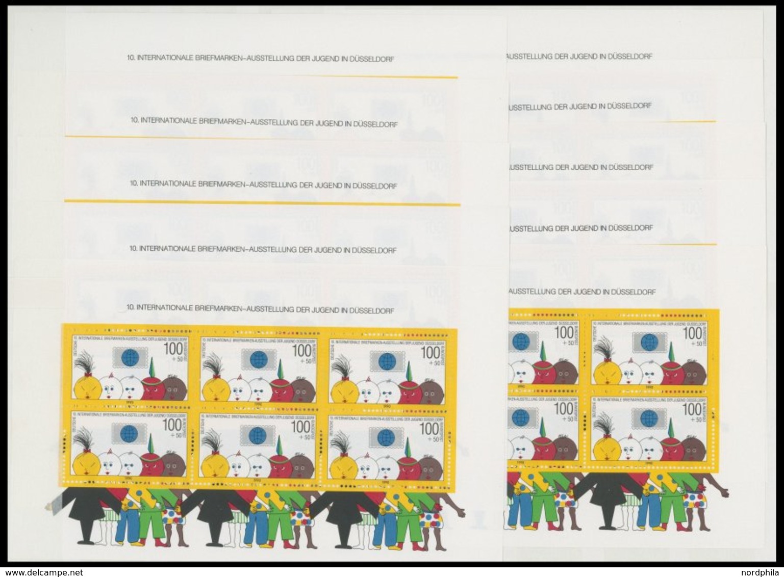 ENGROS Bl. 21 **, 1990, Block Briefmarkenausstellung, 20x, Postfrisch, Pracht, Mi. 440.- - Sonstige & Ohne Zuordnung