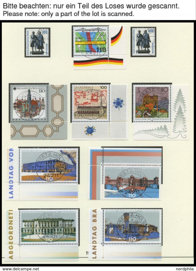 JAHRGÄNGE 1965-2086 O, 1998/9, 2 Komplette Jahrgänge, Mit Zentrischen Stempeln PREETZ HOLST 1, Pracht - Other & Unclassified