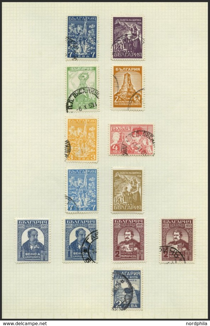 SAMMLUNGEN, LOTS *, O, 1933-64, Teilsammlung Im Alten Album, Meist Prachterhaltung - Collections, Lots & Series