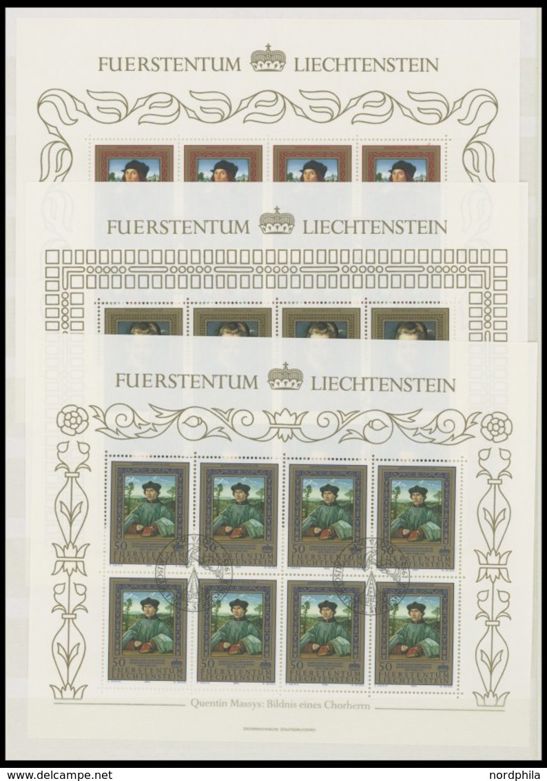 LOTS **,o,Brief , Dublettenpartie Liechtenstein Von 1969-88, Dabei Kleinbogen Und Einige FDC`s, Vieles Postfrisch Und Ge - Sammlungen