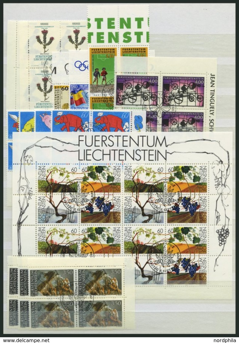 SAMMLUNGEN, LOTS 1079-95 VB O, 1994, 6 Komplette Ausgaben In Eckrandviererblocks, Pracht - Lotti/Collezioni