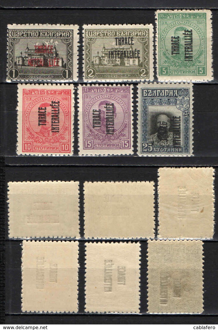 BULGARIA - 1919 - THRACE INTERALLIEE - MNH - Altri & Non Classificati